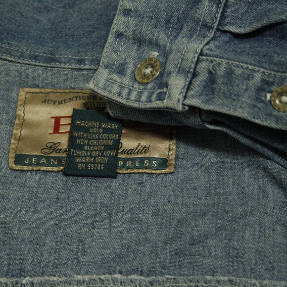 Vintage Express Jeans Denim Zip Jacket / Shacket M - Picture 6 of 8